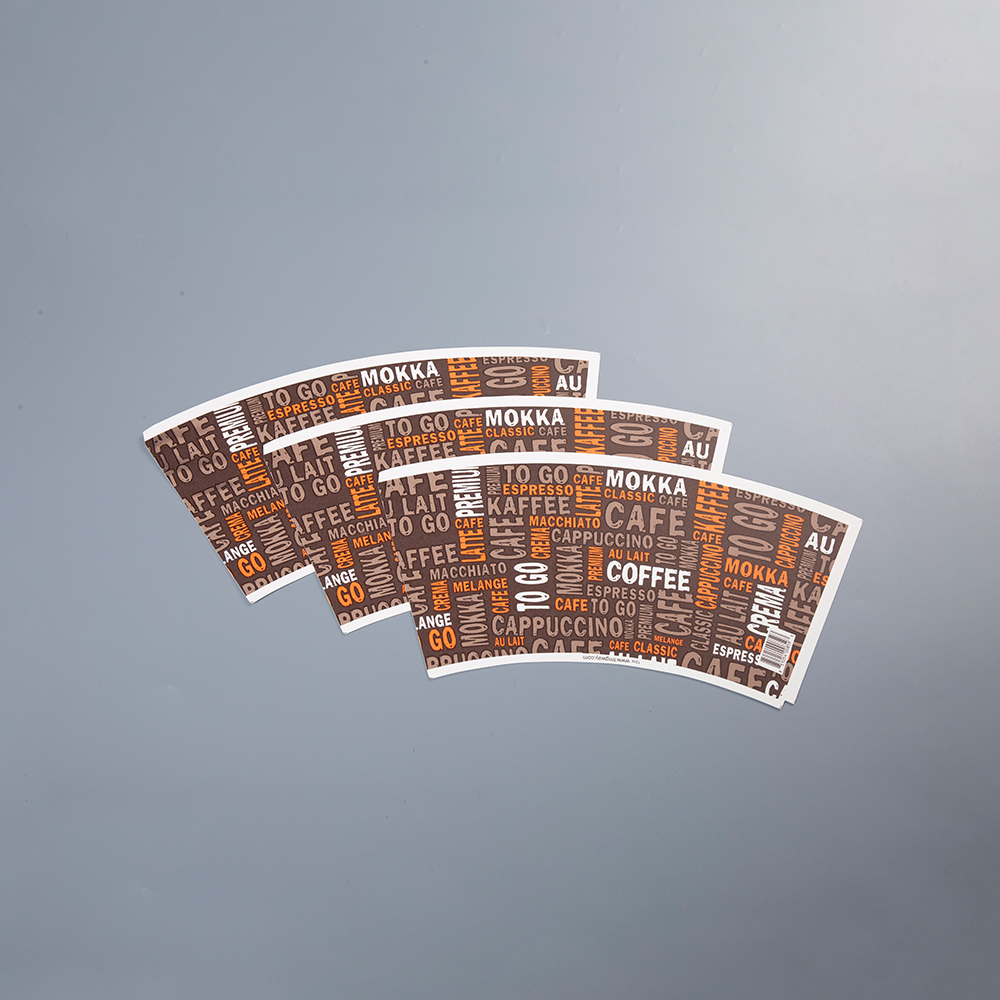 Single PE coated paper cup fan