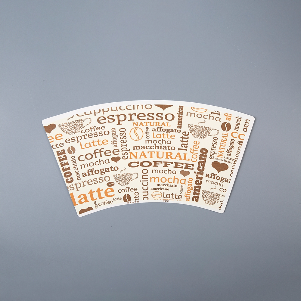 Double PE coated paper cup fan