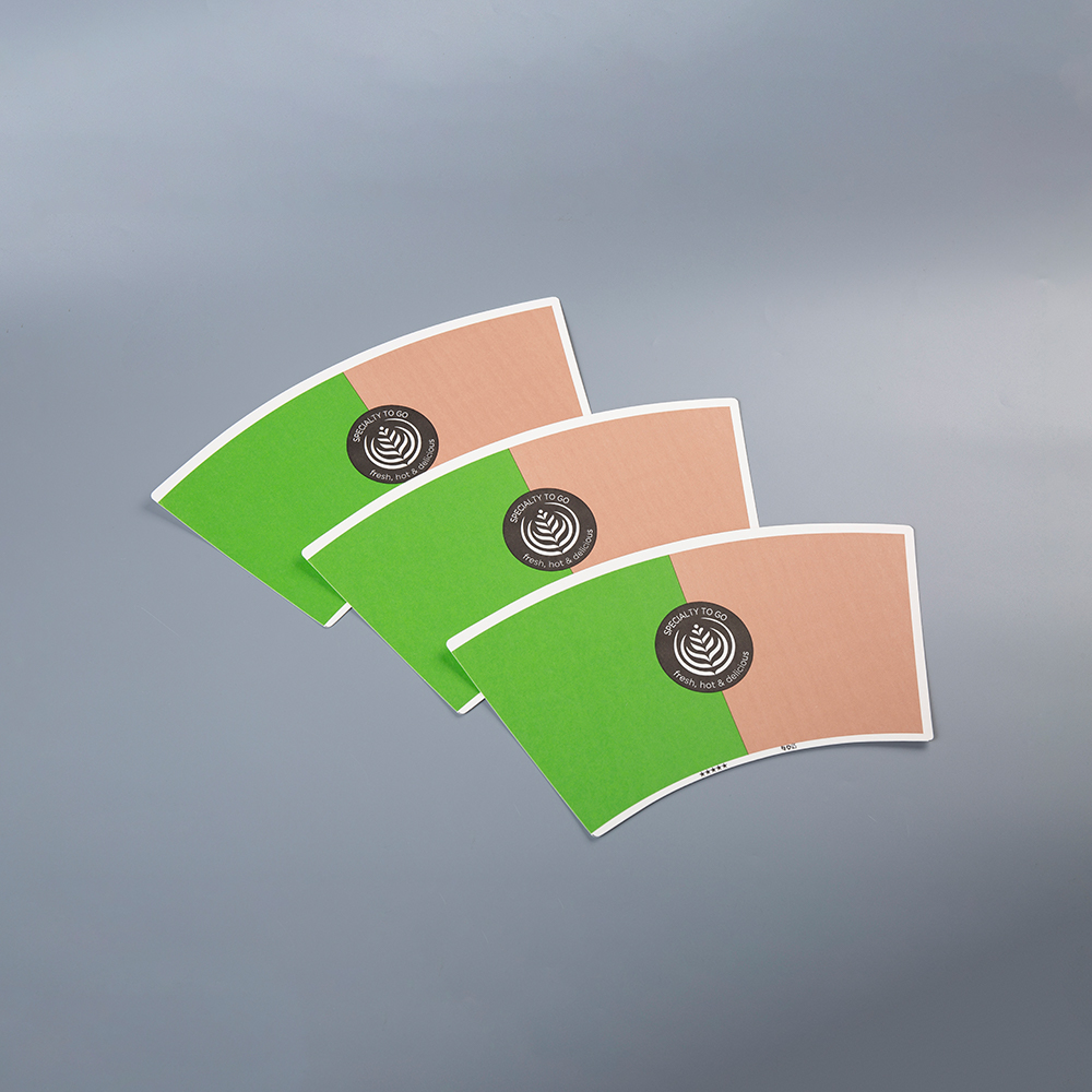 Double PE coated paper cup fan
